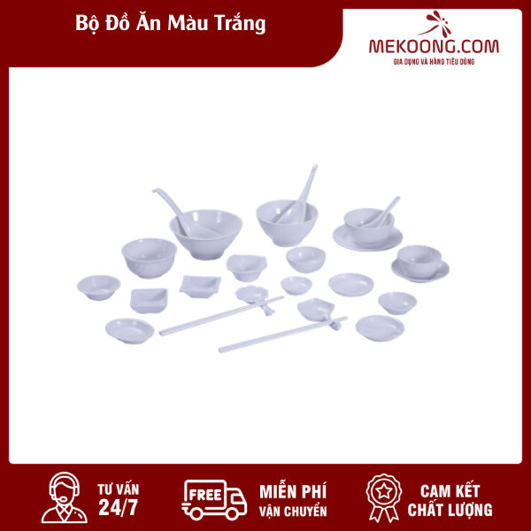 bo do an mau trang mekoong Bộ Đồ Ăn Màu Trắng