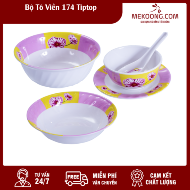 Bộ Tô Nhựa Viền 174 Tiptop