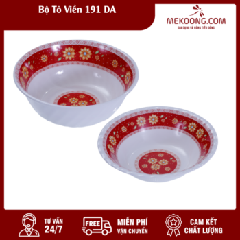 Bộ Tô Nhựa Viền 191 DA Melamine Fataco