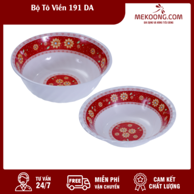 Bộ Tô Nhựa Viền 191 DA