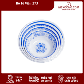 Bộ Tô Nhựa Viền 273 Melamine Fataco