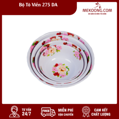 Bộ Tô Nhựa Viền 275 DA
