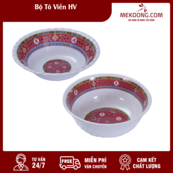 Bộ Tô Nhựa Viền HV Melamine Fataco