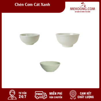 Chén Cơm Cát Xanh Melamine Fataco