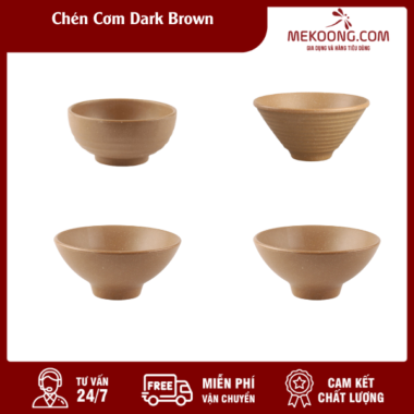 Chén Cơm Dark Brown