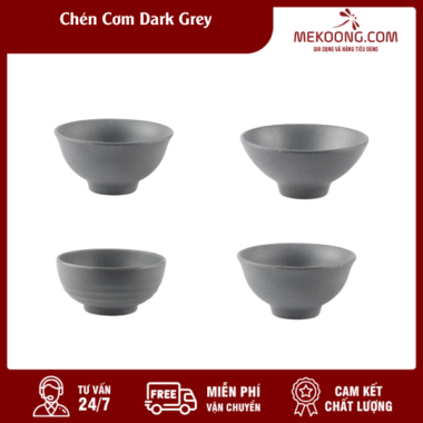 Chén Cơm Dark Grey