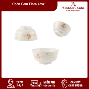 Chén Cơm Flora Love Melamine Superware