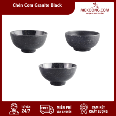 Chén Cơm Granite Black