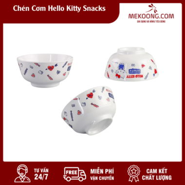 Chén Cơm Hello Kitty Snacks