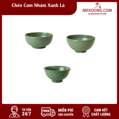 Chén Cơm Nhám Xanh Lá