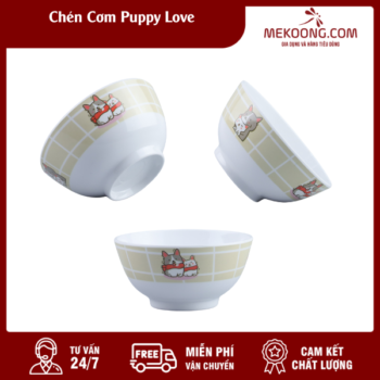 Chén Cơm Puppy Love Melamine Superware