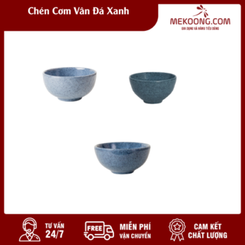 Chén Cơm Vân Đá Xanh Melamine Fataco