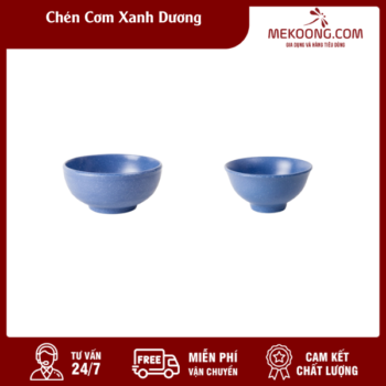 Chén Cơm Xanh Dương Melamine Fataco