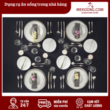 Dụng cụ ăn uống trong nhà hàng