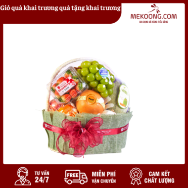 Giỏ quà khai trương quà tặng khai trương