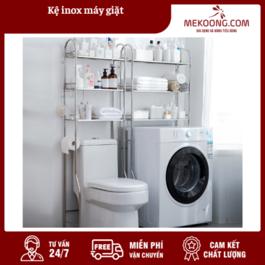 Kệ inox máy giặt