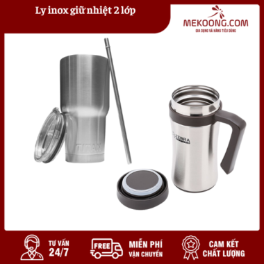 Ly inox giữ nhiệt 2 lớp