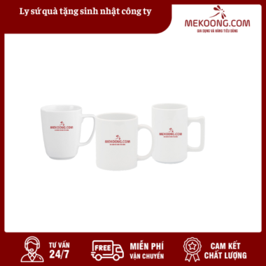 Ly sứ quà tặng sinh nhật công ty