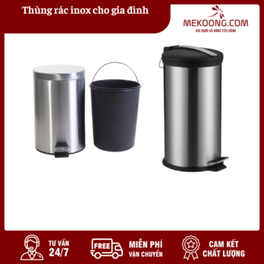 Thùng rác inox cho gia đình