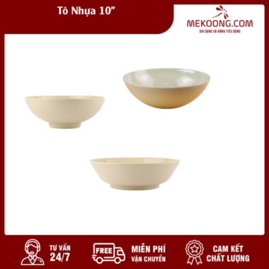 Tô Nhựa 10"