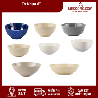 Tô Nhựa 6"