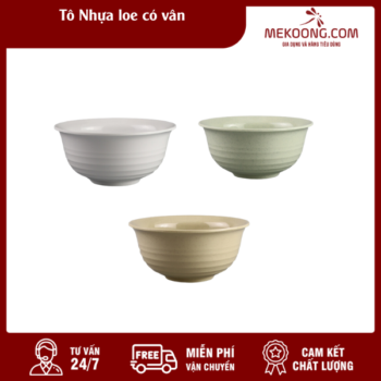 Tô Nhựa loe có vân Melamine Superware