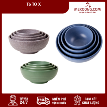 Tô Nhựa TO X Melamine Fataco
