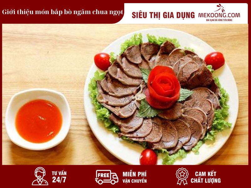 Giới thiệu món bắp bò ngâm chua ngọt_Mekoong