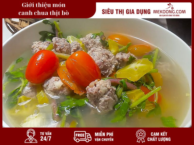 Giới thiệu món canh chua thịt bò_Mekoong