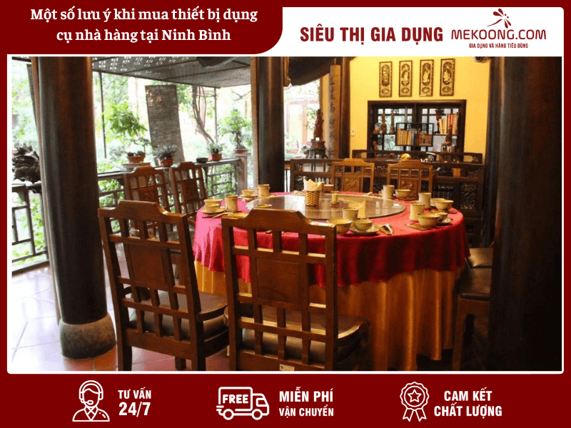 Một số lưu ý khi mua thiết bị dụng cụ nhà hàng tại Ninh Bình Mekoong