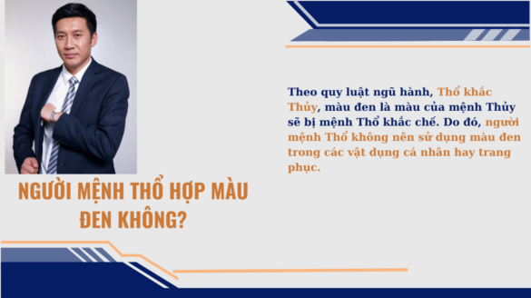 Người Mệnh thổ hợp màu đen không Mekoong (1)