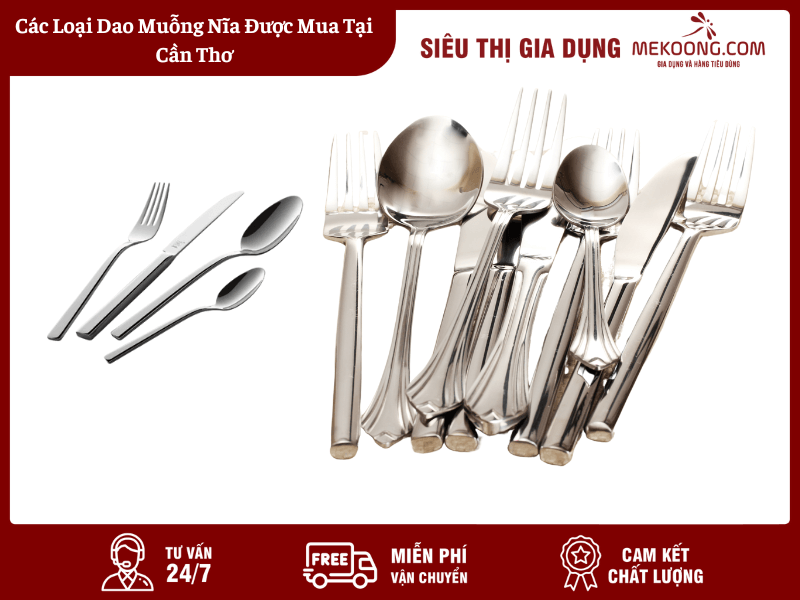 Các Loại dao muỗng nĩa được mua tại Cần Thơ Mekoong