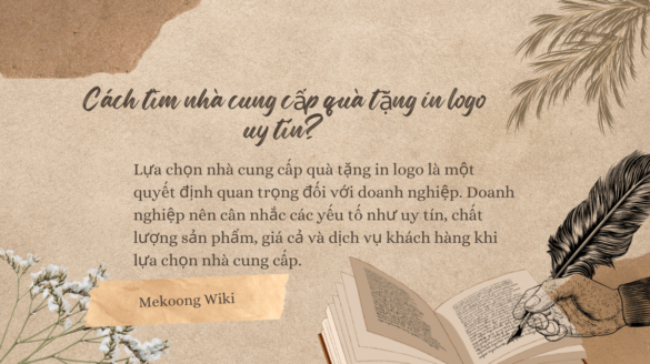 Cách tìm nhà cung cấp quà tặng in logo uy tín Mekoong (1)
