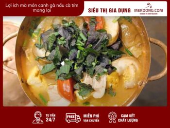 Lợi ích mà món canh gà nấu cà tím mang lại