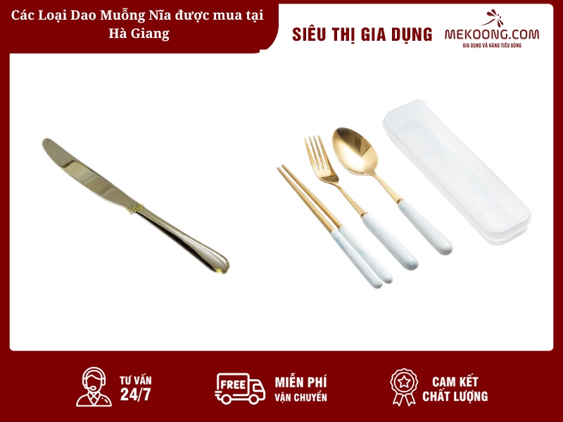 Các Loại dao muỗng nĩa được mua tại Hà Giang