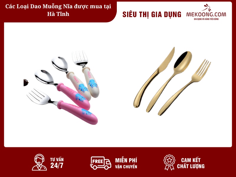 Các Loại dao muỗng nĩa được mua tại Hà Tĩnh