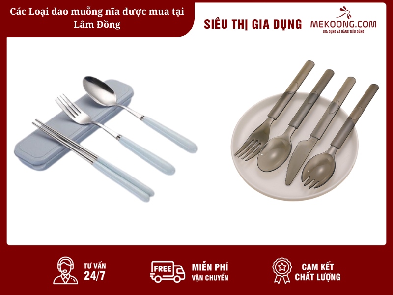 Các Loại dao muỗng nĩa được mua tại Lâm Đồng
