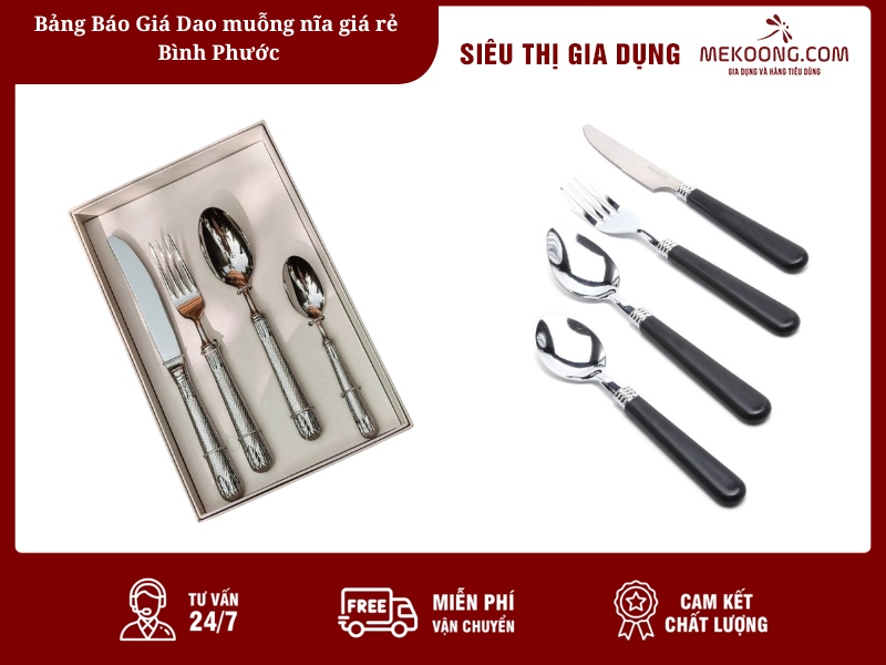 Bảng Báo Giá Dao muỗng nĩa giá rẻ Bình Phước