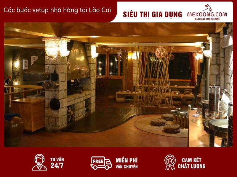 Các bước setup nhà hàng tại Lào Cai