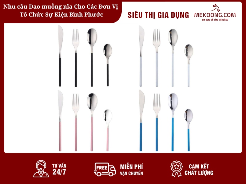 Nhu cầu Dao muỗng nĩa Cho Các Đơn Vị Tổ Chức Sự Kiện Bình Phước