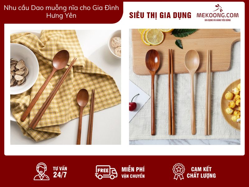 Nhu Cầu Dao Muỗng Nĩa Cho Gia Đình Hưng Yên