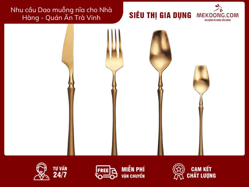 Nhu cầu Dao muỗng nĩa Cho Nhà Hàng - Quán Ăn Trà Vinh