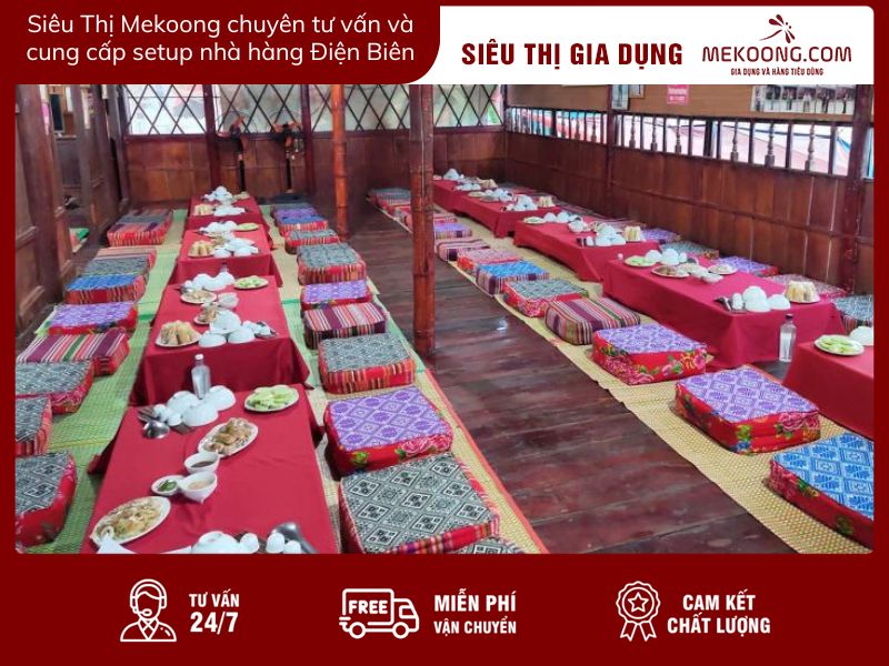 Siêu Thị Mekoong chuyên tư vấn và cung cấp setup nhà hàng Điện Biên