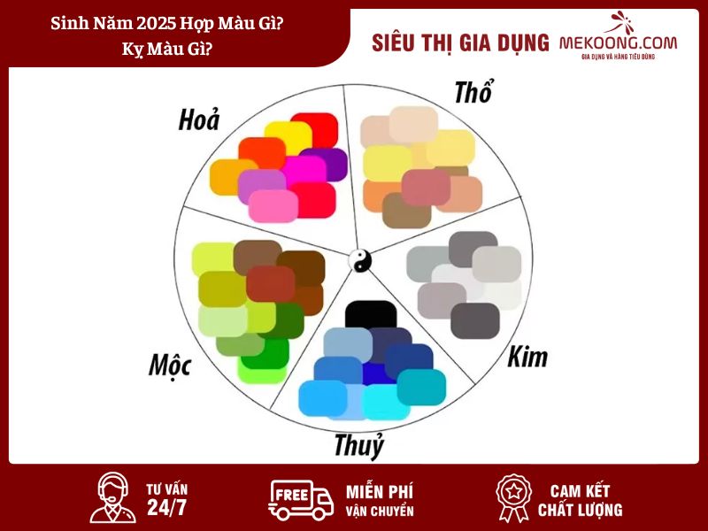 Sinh Năm 2025 Hợp Màu Gì_ Kỵ Màu Gì