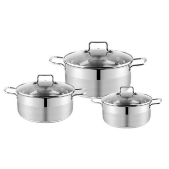 Bộ nồi Inox Smartcook SM 2504MB size 16,20,24cm