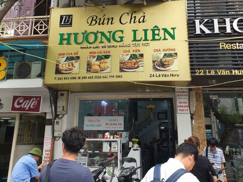 Bún chả Hương Liên 