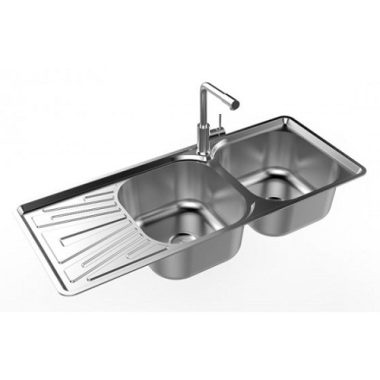 Chậu rửa bát sơn đáy chống ồn 980x410mm CRCINMK43