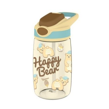 ABF655YEL - Bình Nước Trẻ Em Lock&Lock Straw Kids Bottle 400ml - Màu Vàng