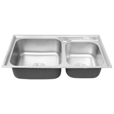 Chậu rửa chén 2 ngăn inox Eurolife CRCINMK2