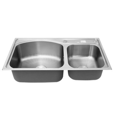 Chậu rửa chén 2 ngăn inox Eurolife E CRCINMK1